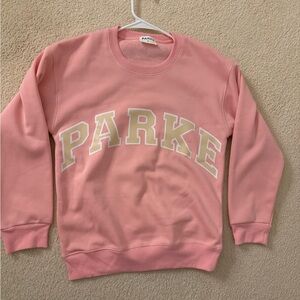 Parker Pink Crewneck Sweatshirt
